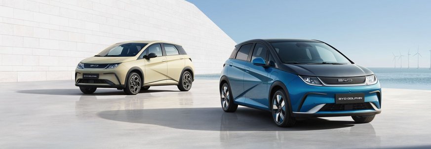 BYD DOLPHIN am Meer